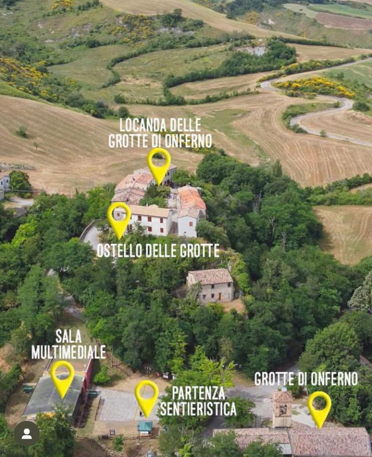 Locanda Delle Grotte Di Onferno Hotel Gemmano Buitenkant foto